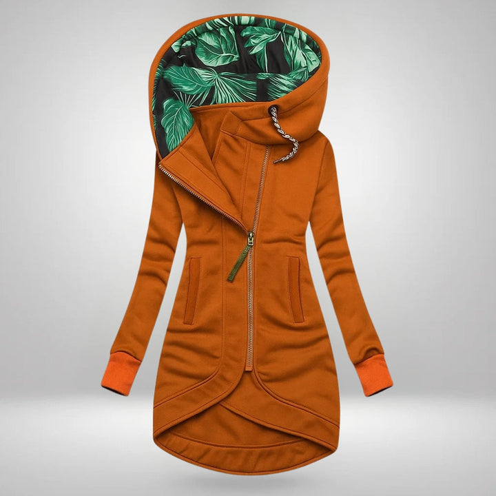 Anastasie | Manteau Long Matelassé à Capuche