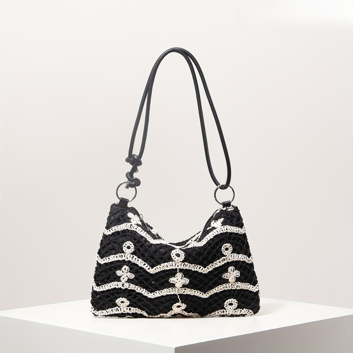 Élise | Sac bandoulière bohème aux détails raffinés
