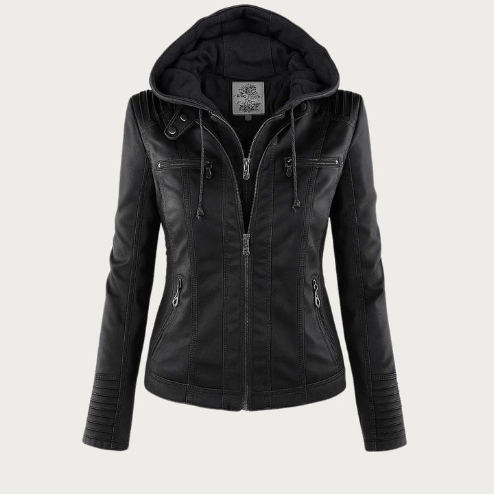 Armelle | Veste Élégante en Cuir PU