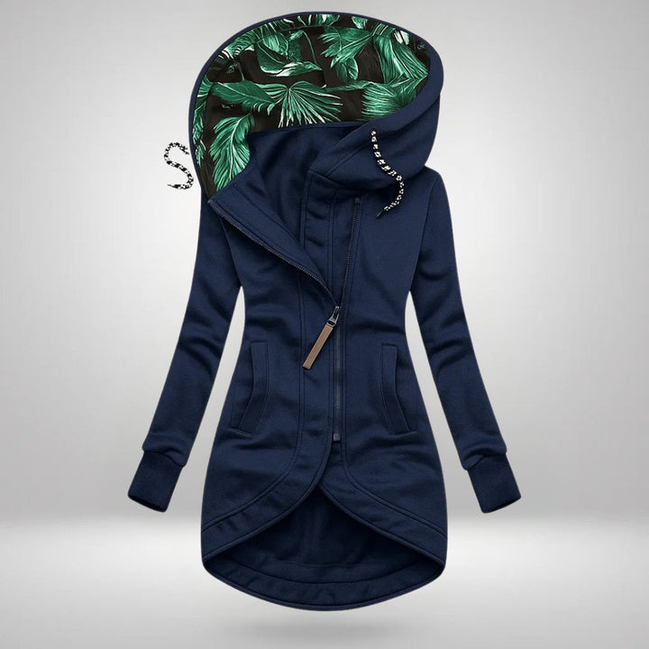 Anastasie | Manteau Long Matelassé à Capuche