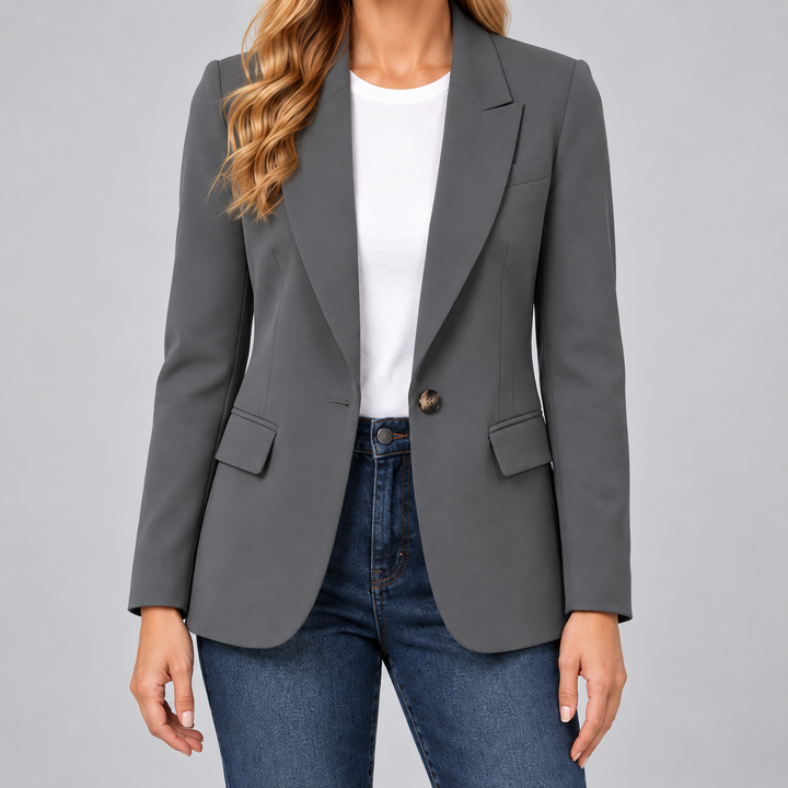 Amandine | Blazer Classique à Bouton Unique