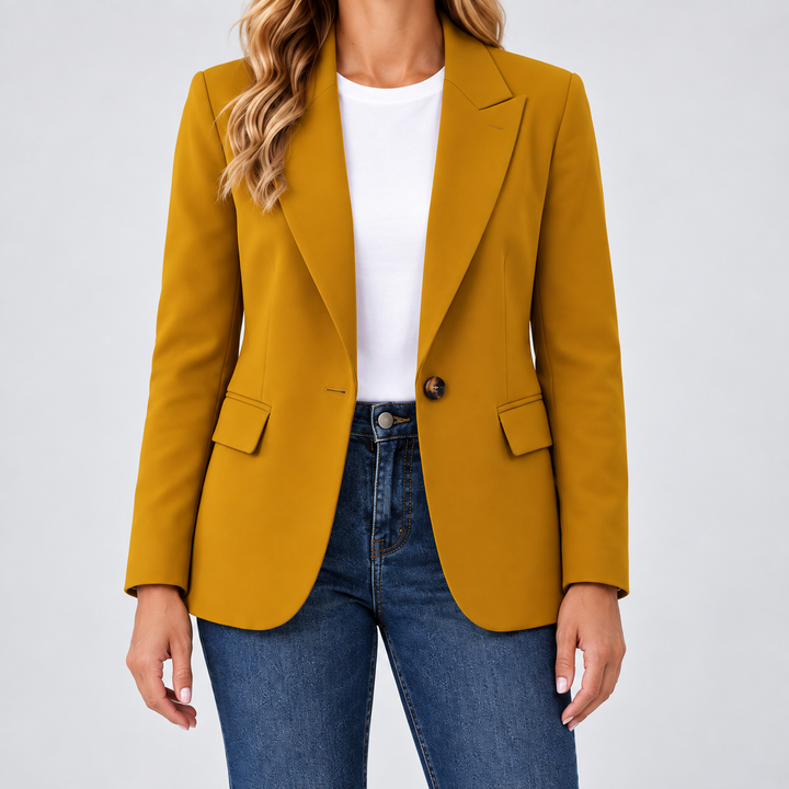 Alphonsine | Blazer Classique à Bouton Unique