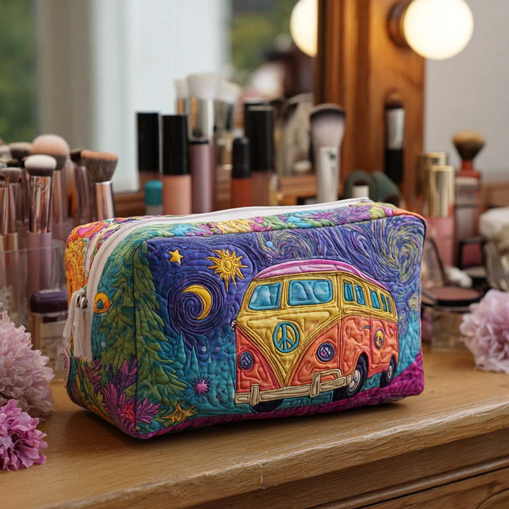 Marie-Fabienne | Trousse de Maquillage Matelassée Voyage Cosmique