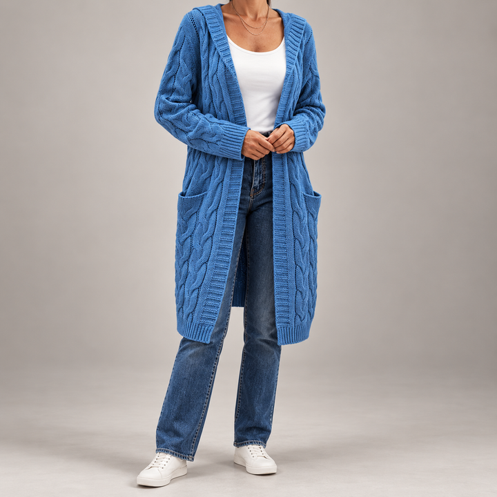Lison | Cardigan Tricot Sans Col
