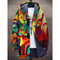 Multicolore Motif Chats / S
