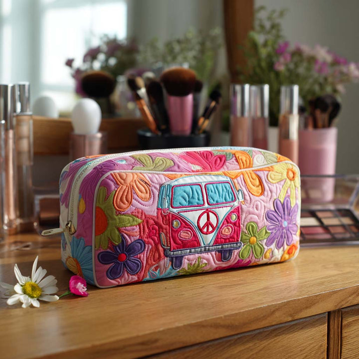 Marie-Céline | Trousse de Maquillage Matelassée Balade Fleurie Groovy
