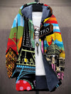 Noir à Motif Multicolore / 4XL