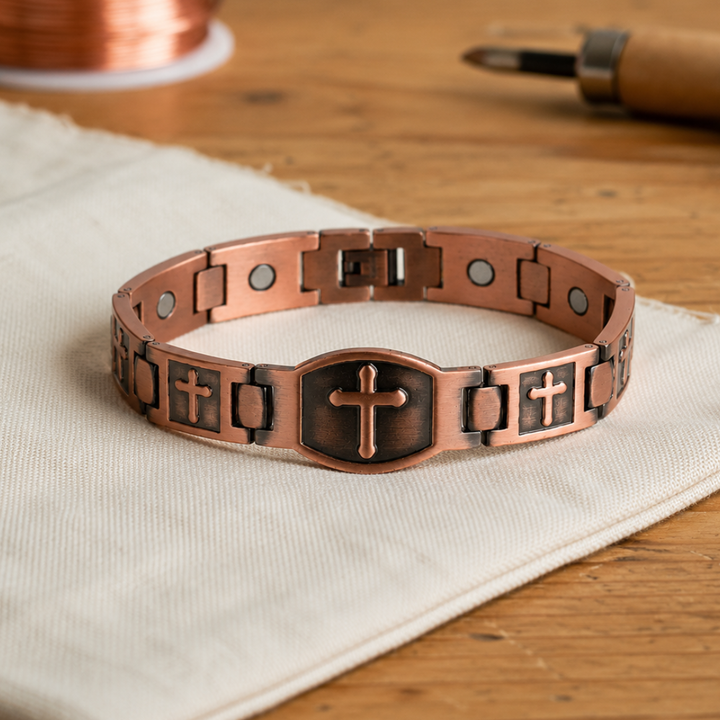 Bracelet Cross en Cuivre