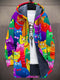 Motif Chat Multicolore / S