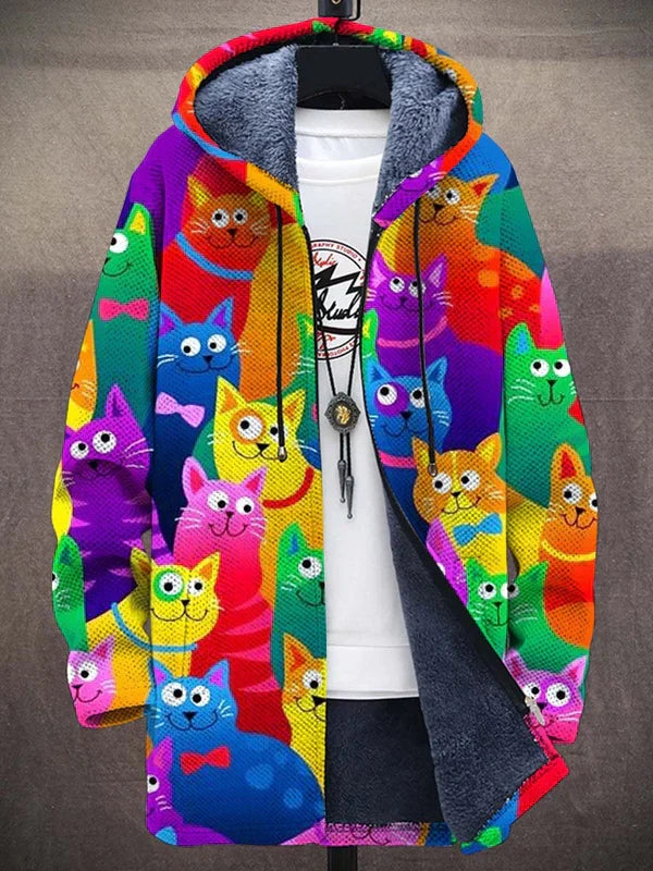 Césarine | Veste Douillette à Capuche Zippée