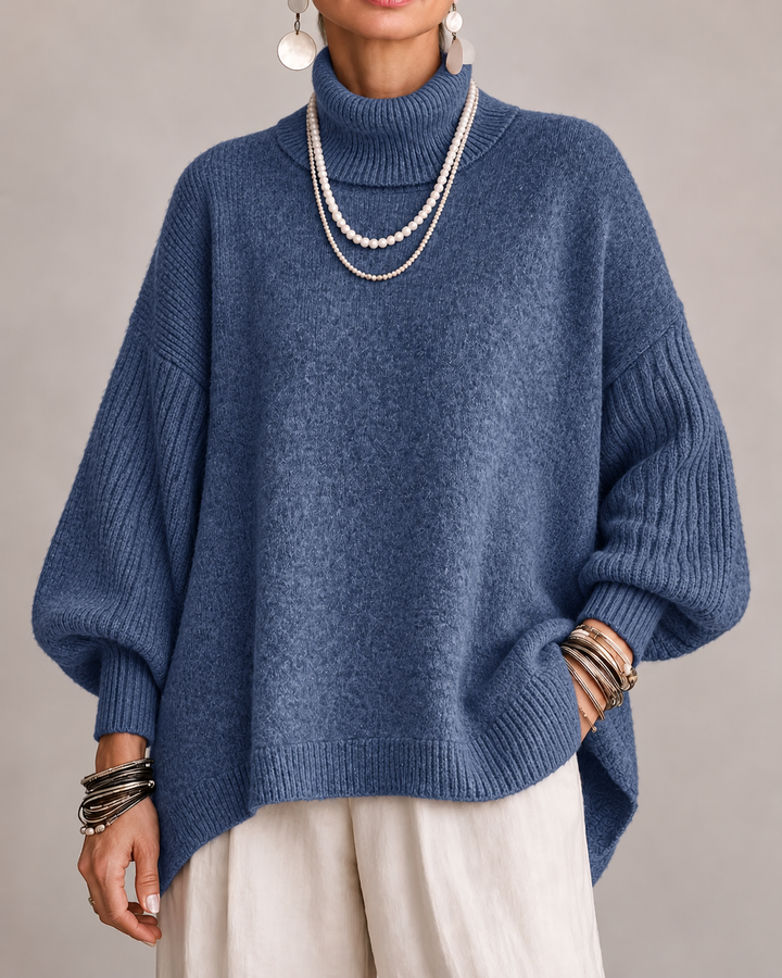 Delphine | Pull Col Roulé Élégant