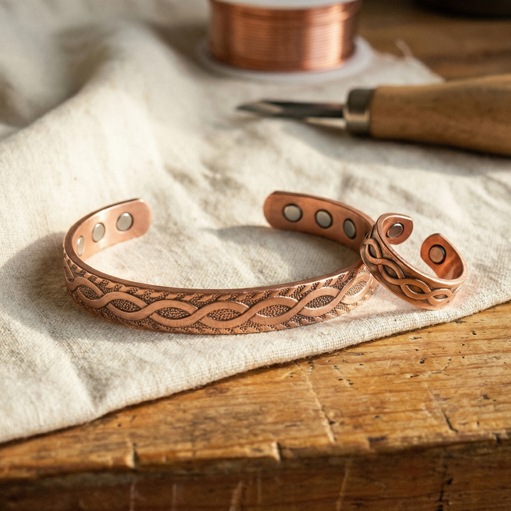 Ensemble Knot en Cuivre