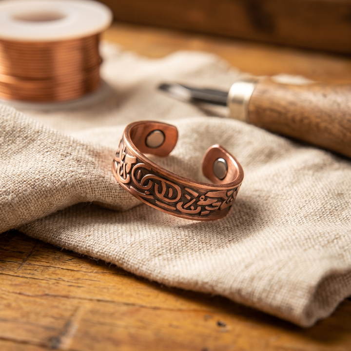 Bague Burr en Cuivre