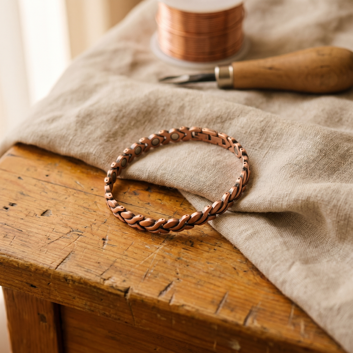 Bracelet de Cheville Dune en Cuivre