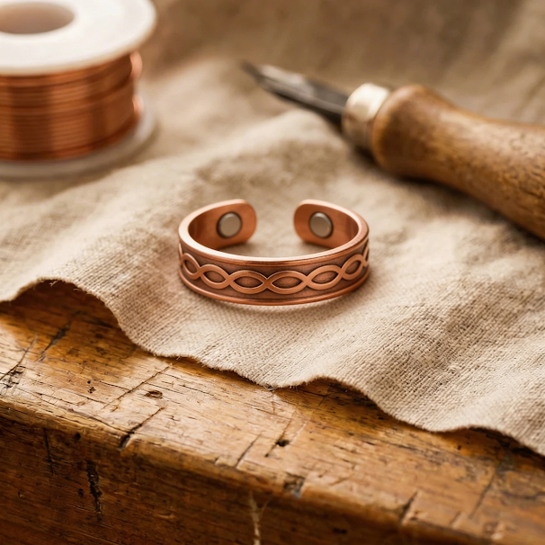 Bague Char en Cuivre